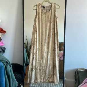 Lafayette 148 sequin midi/maxi dress. Size medium. Barely worn
